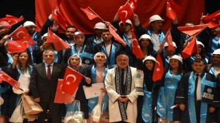 Tomarza Mustafa Akıncıoğlu MYOda şed bağlama coşkusu