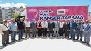 Tuncelide Mobil Kanser Tarama Aracı hizmete başladı
