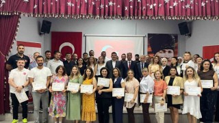 Türkelide 42 öğretmene başarı belgesi
