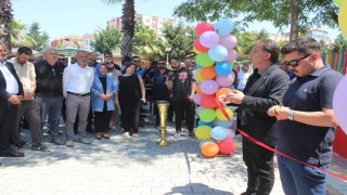 Türkelide yenilenen park açıldı
