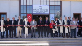 Türker İnanoğlunun adı KBÜde yaşayacak: Açılış ve mezuniyet coşkusu bir arada