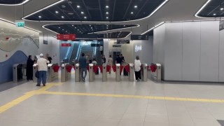 Türkiyenin en yeni metro hattı ilk gününde 10 bin 21 yolcu taşıdı