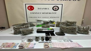 Ümraniyede zula evi operasyonu: 4 kilo uyuşturucu madde ele geçirildi