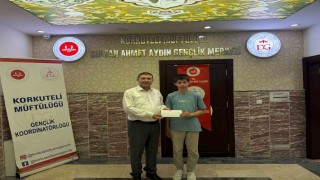 Umre ödüllü Gençlik Bilgi Yarışmasının il birincisi Korkuteliden