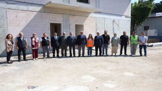 Uzunmustafa İlkokulu ek binasında incelemeler yapıldı