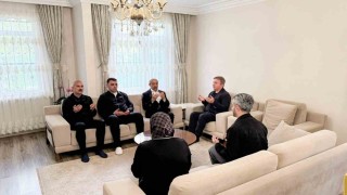 Vali Aydoğdudan İl Milli Eğitim Müdürü Kartala taziye ziyareti