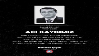 Vali Çiçekten Vali Yardımcısı Şenol Esmerin ölümüyle ilgili açıklama