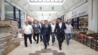 Vali Musa Işından Kervansaray Çiniciler Çarşısına ziyaret