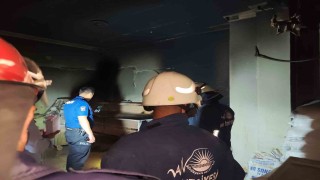 Vanın Erciş ilçesinde iş yeri yangını