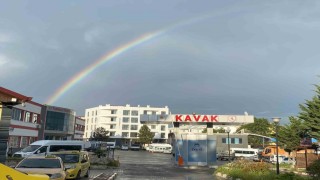 Yağmur sonrası gökkuşağı güzelliği