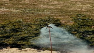 Yangında ilk kez kullanılan yenilikçi dron sistemi başarıyla test edildi