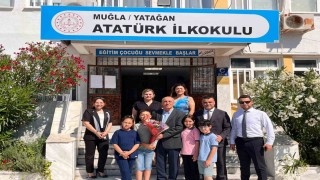 Yatağandaki okullarda karne heyecanı yaşandı