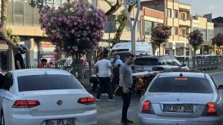 Yaya geçidinden geçerken otomobilin çarptığı kadın yaralandı