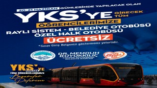 YKS adaylarına ulaşım ücretsiz