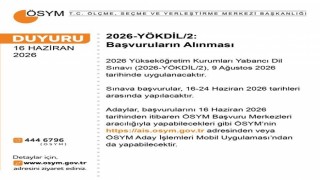 YÖKDİL başvuruları başladı