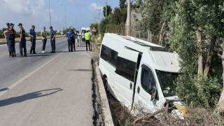 Yolcu minibüsünde dehşet anları kamerada: Kaçırdığı minibüsle kaza yapıp öldü