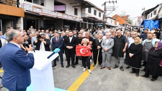 Zorkun Yaylasında tamamlanan yol törenle açıldı