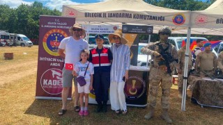 350 karavanın katıldığı festival jandarmanın sıkı denetimiyle tamamlandı