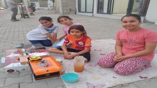Adıyamanda çocuklardan örnek yardım kampanyası