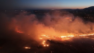 Adıyamanda ormanlık alanda yangın