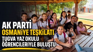 AK Parti Osmaniye, TUGVA Yaz Okulu Öğrencileriyle Buluştu