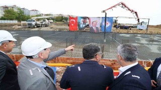 Akçaabat otogarının temeli atıldı