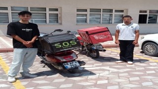 Aksaray'da şok eden görüntüler, oyun parkına motosikletle çıktılar