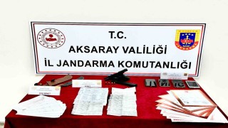 Aksarayda tefeci operasyonu: 1 tutuklama