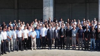 Aksun, Fen İşleri çalışanlarıyla bir araya geldi