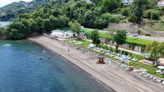 Aktaş Plajı yapılan düzenlemelerle yazın gözde plajları arasına girdi