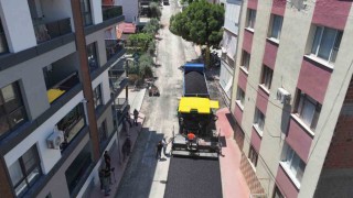 Alaşehirde 3 bin tonluk asfalt hamlesi