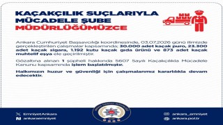 Ankarada kaçakçılık operasyonu: 30 bin adet kaçak puro ele geçirildi