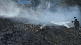 Antakya'da bahçe yangını