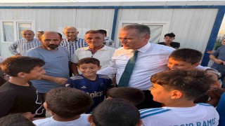 Antakyada konteyner kentlerden tahliye süreciyle ilgili bilgilendirmeler devam ediyor