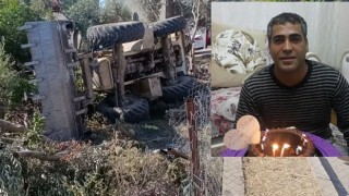 Antalya'da İş Makinesi Bahçeye Devrildi: Sürücü Yaşamını Yitirdi