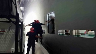 Araştırma gemisinde yaralanan vatandaşa tıbbi tahliye
