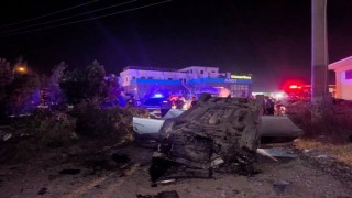Arsuzda takla atan otomobildeki 3 kişi yaralandı