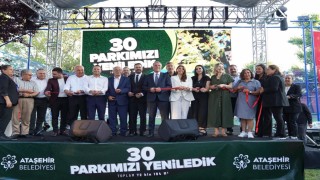 Ataşehirde yenilenen 30 parkın açılışı yapıldı
