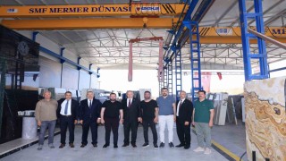 ATO Başkanı Baran, Yuvaköy Mermerciler Sitesinde sektör temsilcileriyle bir araya geldi