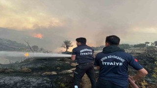 Aydın Büyükşehir itfaiyesi 1 haftada 446 yangına müdahale etti