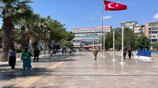 Aydın Efelerde bunaltan sıcak hayatı yavaşlattı