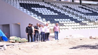 Aydın'da 6 bin kişilik Adnan Menderes Stadyumunun yapımı sürüyor
