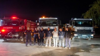 Aydındaki orman yangınına Eskişehirden destek