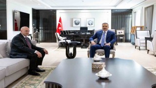 Bakan Fidan, Ankara İl Emniyet Müdürü Yükseki kabul etti