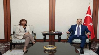 Bakan Fidan, BM Genel Sekreterinin Kıbrıs Konusunda Şahsi Temsilcisi Cuelları kabul etti
