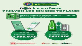 Bakan Kurum: DOA ile 5 günde 7 milyon 600 bin şişe toplandı