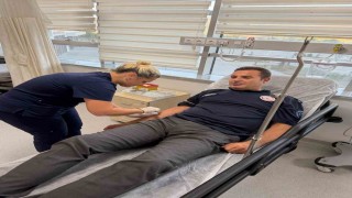 Balıkesir Büyükşehir Belediye Başkanı Akın, yangını anlatırken hafif şekilde yaralandı