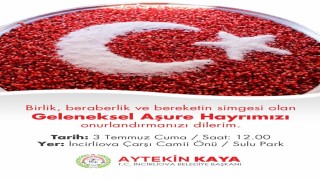 Başkan Aytekin Kaya vatandaşları aşure hayrına davet etti
