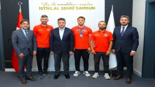Başkan Doğandan Avrupa ikincisi milli sporcuya kutlama
