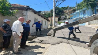 Başkan Kumral mahallerde yürütülen çalışmaları yerinde inceledi